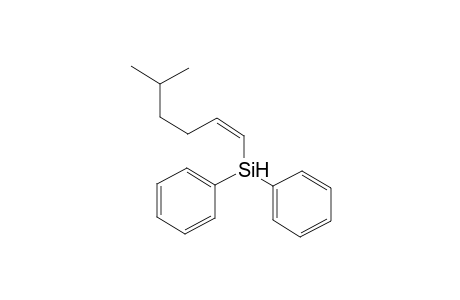 (Z)-(5-methylhex-1-en-1-yl)diphenylsilane
