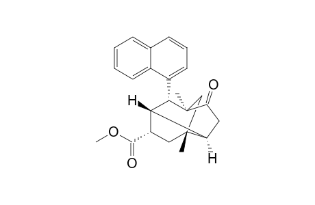 (+)-Methyl (1R,2R,3S,4S,6R,7R)-1,6-Dimethyl-2-(2-1-naphthyl)-9-oxotricyclo[4.3.1.0(3,7)]decane-4-carboxylate