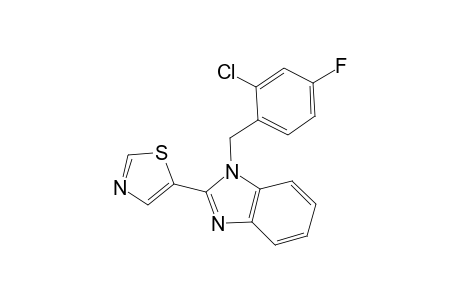 1-(2-Chloro-4-fluoro-benzyl)-2-thiazol-5-yl-1H-benzoimidazole