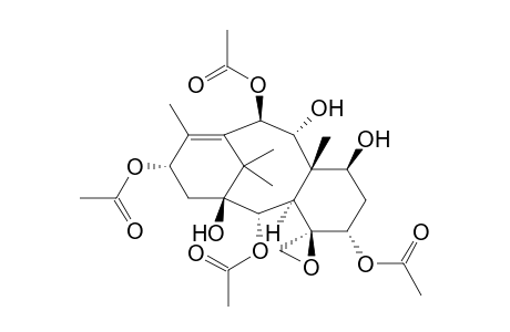 2-ALPHA,5-ALPHA,10-BETA,13-ALPHA-TETRAACETOXY-1-BETA,7-BETA,9-ALPHA-TRIHYDROXY-4-BETA,20-EPOXYTAX-11-ENE;TAXUMAIROL-B