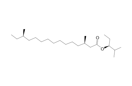 (3R,13R,10S)-1'-Ethyl-2'-methylpropyl 3,13-dimethylpentadecanoate