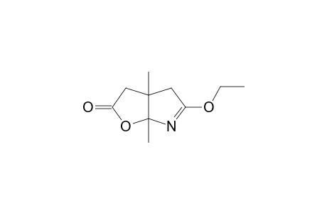 5-Ethoxy-3a,6a-dimethyl-3,3a,4,6a-tetrahydro-furo[2,3-b]pyrrol-2-one