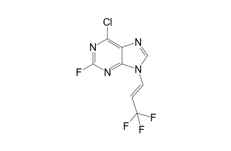 (E)-6-Chloro-2-fluoro-9-(3,3,3-trifluoroprop-1-en-1-yl)-9H-purine