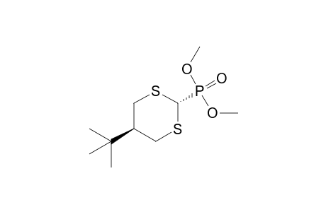 trans-5-tert-Butyl-2-(dimethoxyphosphoryl)-1,3-dithiane