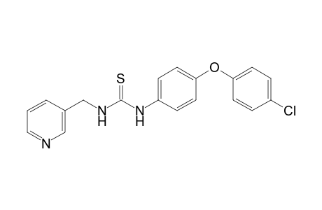1-[(p-chlorophenoxy)phenyl]-3-[(3-pyridyl)methyl]-2-thiourea