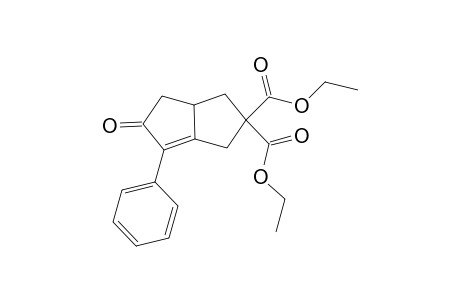 5-keto-6-phenyl-1,3,3a,4-tetrahydropentalene-2,2-dicarboxylic acid diethyl ester