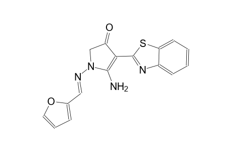 3H-pyrrol-3-one, 5-amino-4-(2-benzothiazolyl)-1-[[(E)-2-furanylmethylidene]amino]-1,2-dihydro-