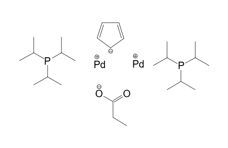 Mu-(Cyclopentadienyl)-Mu-propionato-bis(triisopropylphosphan)dipalladium(I)