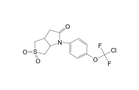 1H-thieno[3,4-b]pyrrol-2(3H)-one, 1-[4-(chlorodifluoromethoxy)phenyl]tetrahydro-, 5,5-dioxide