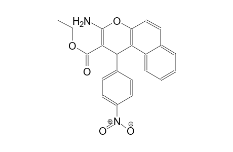 ethyl 3-amino-1-(4-nitrophenyl)-1H-benzo[f]chromene-2-carboxylate