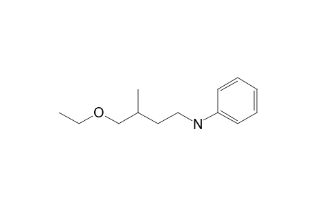 (4-Ethoxy-3-methyl-butyl)-phenyl-amine