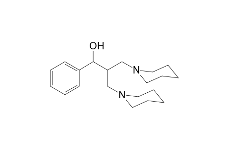 1-Phenyl-3-(1-piperidinyl)-2-(1-piperidinylmethyl)-1-propanol