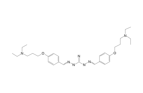 2,2'-Bis[[4-[3-[diethylamino]propoxy]phenyl]methylene]carbonimidic dihydrazide