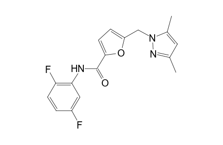 N-(2,5-difluorophenyl)-5-[(3,5-dimethyl-1H-pyrazol-1-yl)methyl]-2-furamide