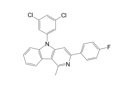 5-(3,5-dichlorophenyl)-3-(4-fluorophenyl)-1-methyl-5H-pyrido[4,3-b]indole