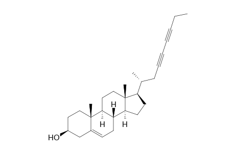 20-(R)-(hepta-2',4'-diynyl)-pregn-5-en-3-β-ol