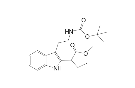 Mehyl 2-{[3'-(2"-<t-butoxycarbonyl>amino)ethyl]-1H-indol-2'-yl}-butanoate