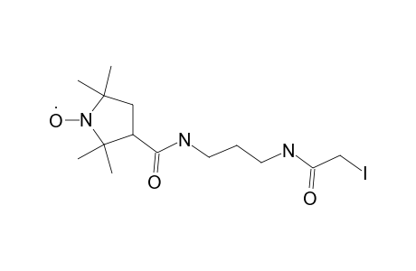 3-((3-(2-iodoacetamido)propyl)carbamoyl)-PROXYL, free radical