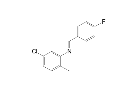 5-chloro-N-(p-fluorobenzylidene)-o-toluidine