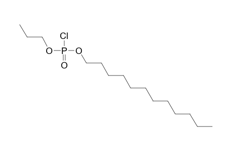 Phosphorochloridic acid, propyl dodecyl ester