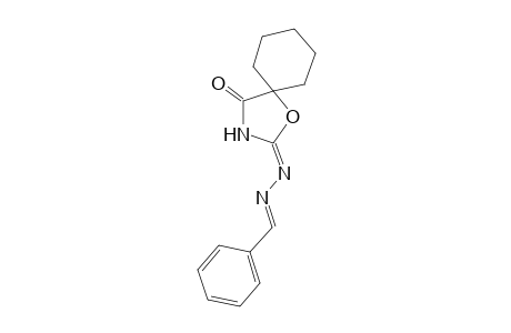 1-oxa-3-azaspiro[4,5]decane-2,4-dione, 2-azine with benzaldehyde