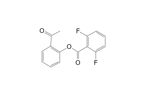 Benzoic acid, 2,6-difluoro-, 2-acetylphenyl ester