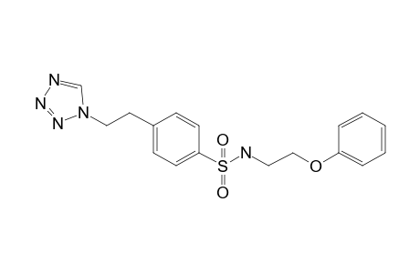 N-(2-Phenoxyethyl)-4-(2-tetrazol-1-yl-ethyl)benzenesulfonamide