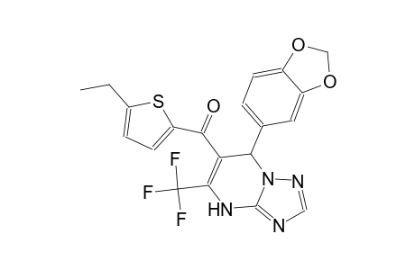 [7-(1,3-benzodioxol-5-yl)-5-(trifluoromethyl)-4,7-dihydro[1,2,4]triazolo[1,5-a]pyrimidin-6-yl](5-ethyl-2-thienyl)methanone