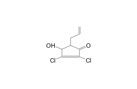 2,3-DICHLORO-4-HYDROXY-5-ALLYLCYCLOPENT-2-EN-1-ONE (CIS/TRANS MIXTURE)