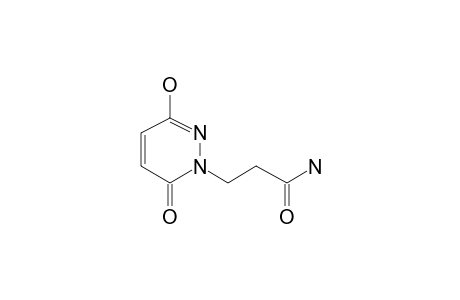 2-(2-Carbamoylethyl)-2,3-dihydro-6-hydroxy-3-oxopyridazine