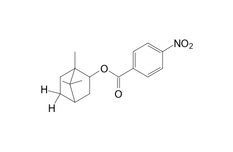 isoborneol, p-nitrobenzoate