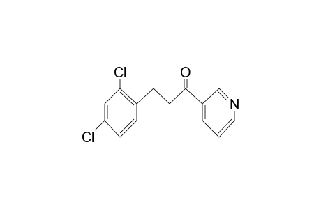 1-Propanone, 3-(2,4-dichlorophenyl)-1-(3-pyridinyl)-