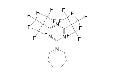 1-(4,6-Bis[2,2,2-trifluoro-1,1-bis(trifluoromethyl)ethyl]-1,3,5-triazin-2-yl)azepane