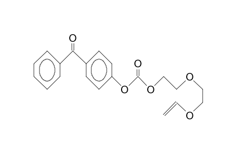 Carbonic acid, 4-benzoylphenyl 2-[2-(ethenyloxy)ethoxy]ethyl ester