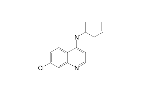 7-Chloro-4-(4-penten-2-ylamino)quinoline