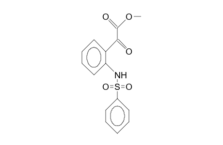 [o-(BENZENESULFONAMIDO)PHENYL]GLYOXYLIC ACID, METHYL ESTER