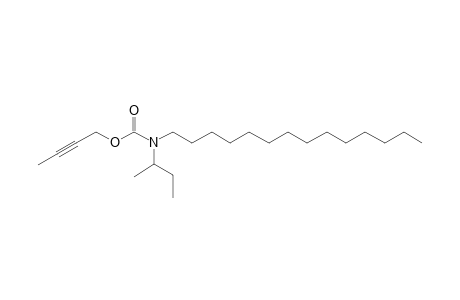 Carbonic acid, monoamide, N-(2-butyl)-N-tetradecyl-, but-2-ynyl ester