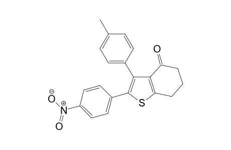 3-(4-Methylphenyl)-2-(4-nitrophenyl)-6,7-dihydro-1-benzothiophen-4(5H)-one