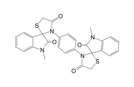 1'',4''-bis{Spiro[1,1-dimethylndoline-3,2'-thiazolidine]-2,4'-(1H)-dione}-phenylene