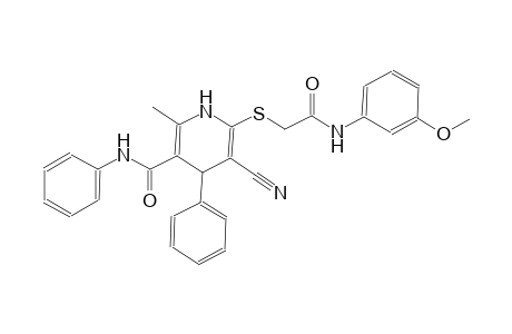 3-pyridinecarboxamide, 5-cyano-1,4-dihydro-6-[[2-[(3-methoxyphenyl)amino]-2-oxoethyl]thio]-2-methyl-N,4-diphenyl-