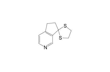 5,6-Dihydro-spiro[7H-cyclopentac]pyridine-7,2'-(1,3)-dithiolane]