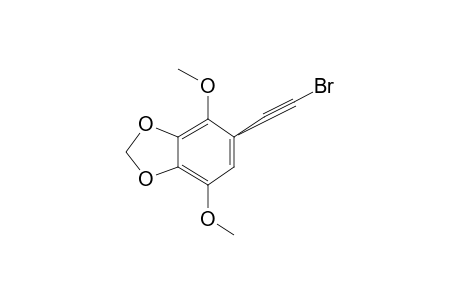 5-(2-Bromoethynyl)-4,7-dimethoxy-2H-1,3-benzodioxole