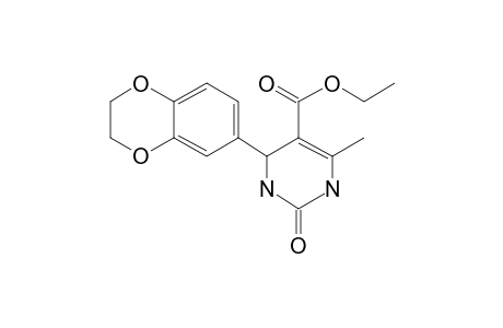 Ethyl 4-(2,3-dihydro-1,4-benzodioxin-6-yl)-6-methyl-2-oxo-3,4-dihydro-1H-pyrimidine-5-carboxylate