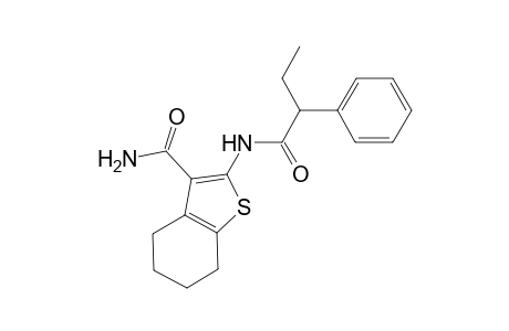 2-[(2-Phenylbutanoyl)amino]-4,5,6,7-tetrahydro-1-benzothiophene-3-carboxamide