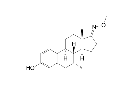 7.ALPHA.-METHYL-ESTRA-1,3,5(10)-TRIENE-3-OL-17-ONE-17-(O-METHYLOXIME)