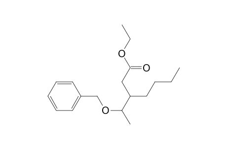 Ethyl 3-(1-benzyloxyethyl)heptanoate