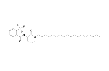 L-Leucine, N-(2-trifluoromethylbenzoyl)-, octadecyl ester