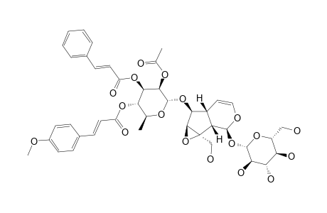 SCROPHULOSIDE_B_4;6-O-(2''-O-ACETYL-3''-O-CINNAMOYL-4''-O-PARA-METHOXYCINNAMOYL-ALPHA-L-RHAMNOPYRANOSYL)-CATAPOL