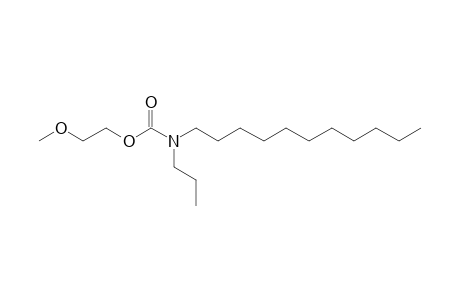 Carbonic acid, monoamide, N-propyl-N-undecyl-, 2-methoxyethyl ester