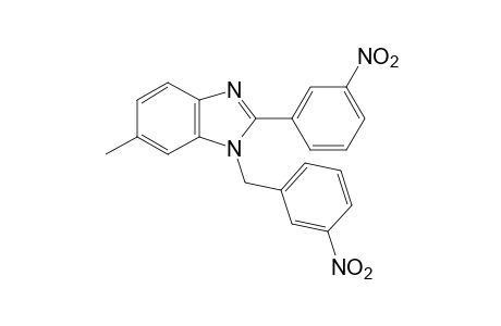 6-methyl-1-(m-nitrobenzyl)-2-(m-nitrophenyl)benzimidazole